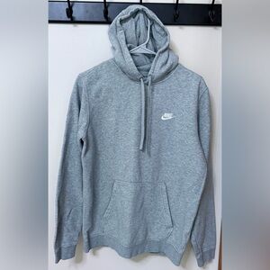 Nike Men's Heather Gray Pullover Hoodie